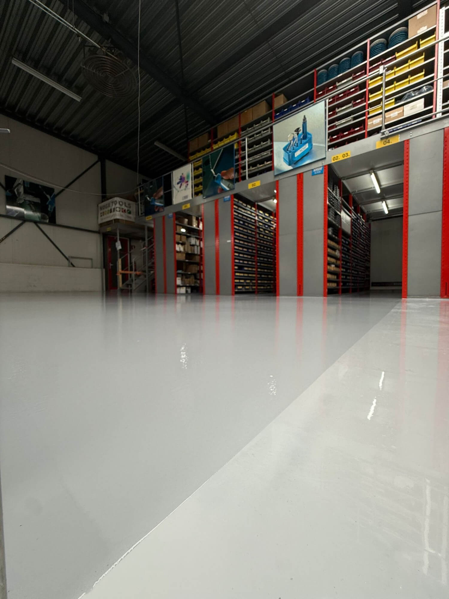 betonvloer coating   industrie 